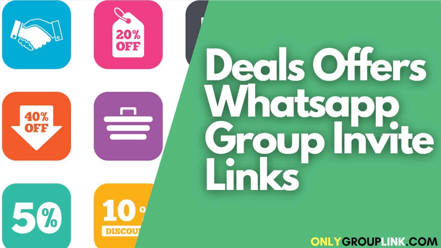Deals and offers whatsapp group links